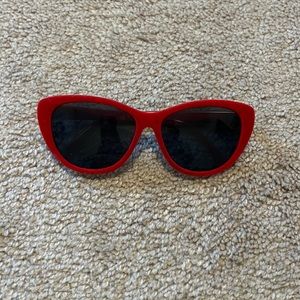 Red Cat Eye Sunglasses